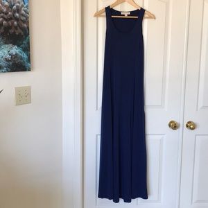 Michael kors navy blue maxi